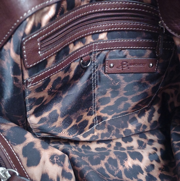 Gorgeous b.makowsky tote style purse - Picture 2 of 8